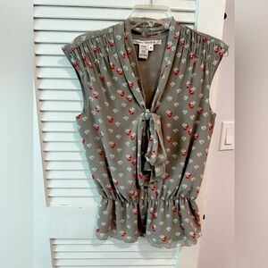 MAX STUDIO Printed Sleeveless Top